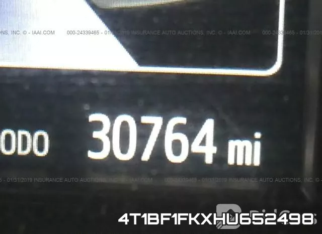 4T1BF1FKXHU652498 фото 8