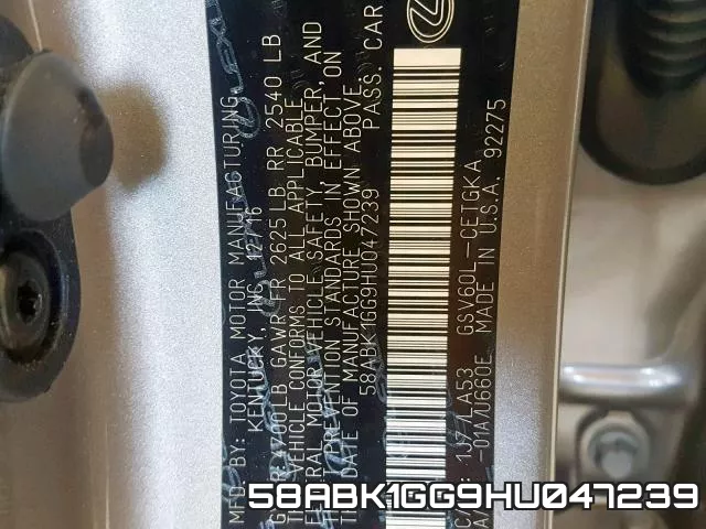 58ABK1GG9HU047239 фото 2