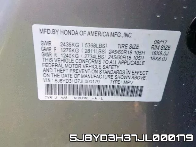 5J8YD3H37JL000179 фото 2
