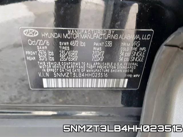 5NMZT3LB4HH023516 фото 2