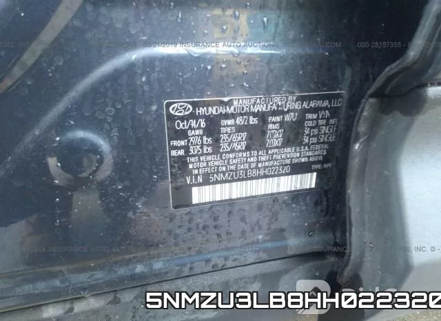 5NMZU3LB8HH022320 фото 10