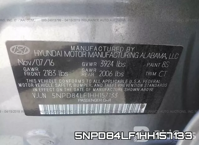 5NPD84LF1HH157133 фото 10