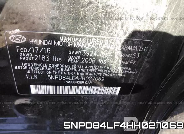 5NPD84LF4HH027069 фото 10