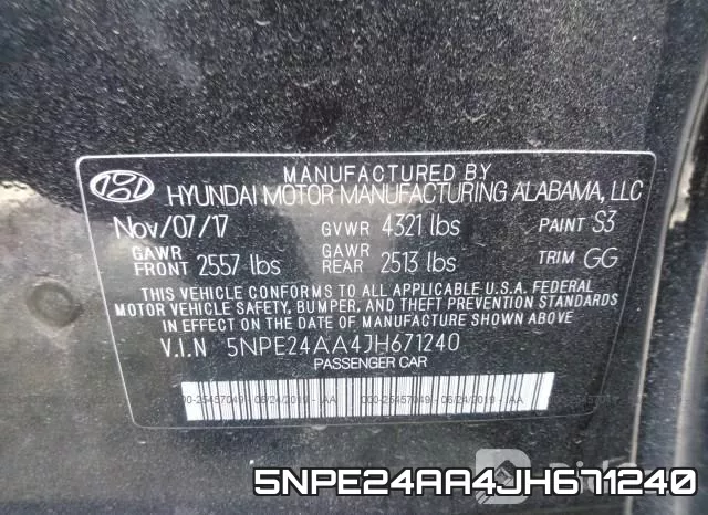 5NPE24AA4JH671240 фото 10