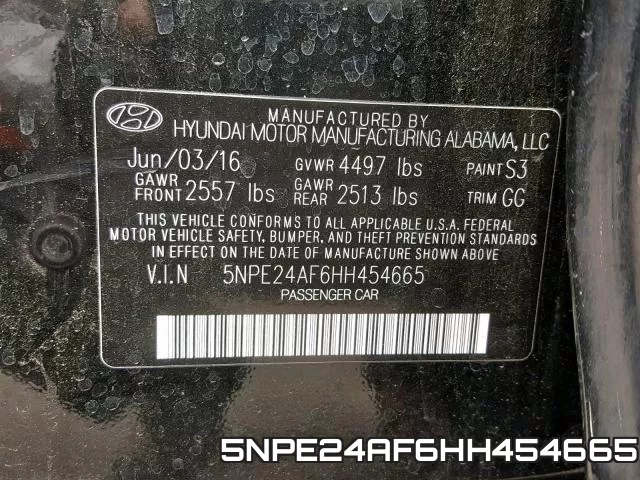 5NPE24AF6HH454665 фото 2
