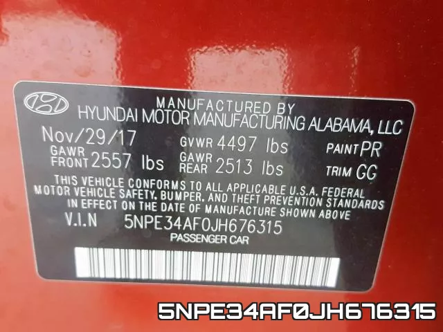 5NPE34AF0JH676315 фото 2