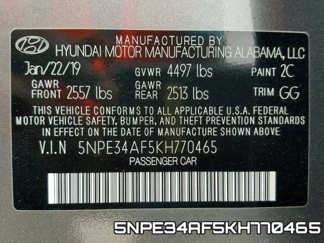 5NPE34AF5KH770465 фото 2