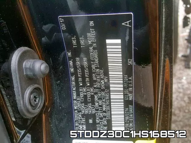 5TDDZ3DC1HS168512 фото 2