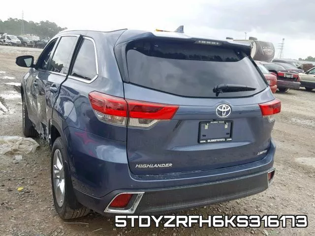 5TDYZRFH6KS316173 фото 4