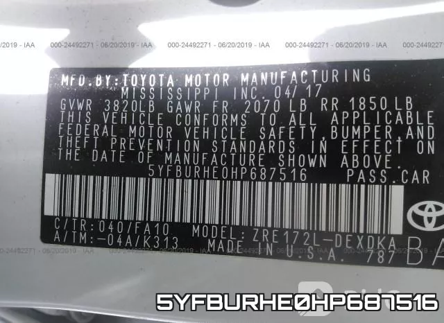 5YFBURHE0HP687516 фото 10