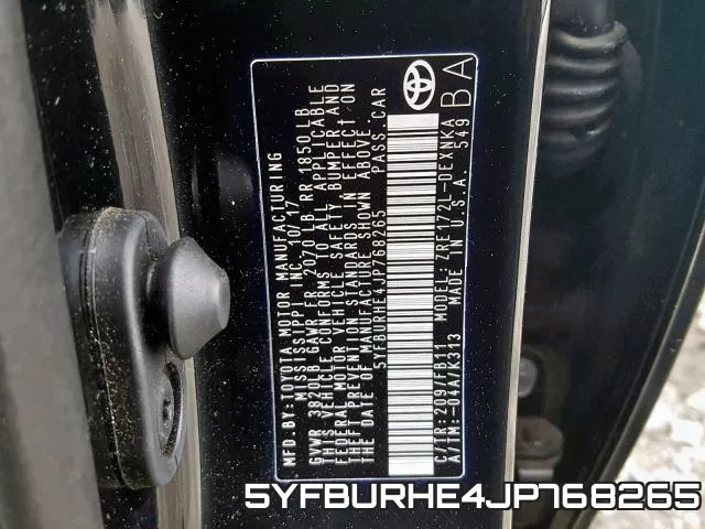 5YFBURHE4JP768265 фото 2
