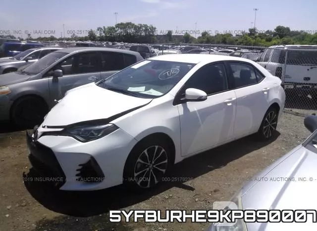 5YFBURHE9KP890007 фото 2
