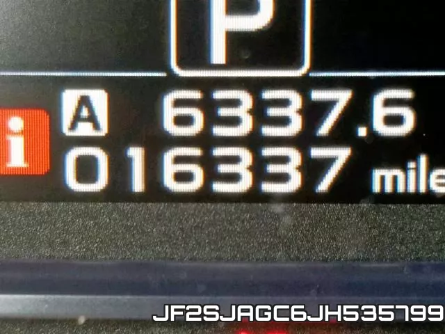 JF2SJAGC6JH535799 фото 9