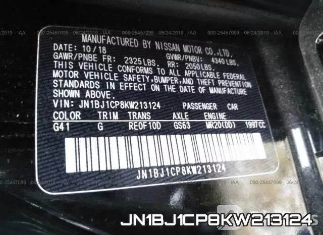 JN1BJ1CP8KW213124 фото 10