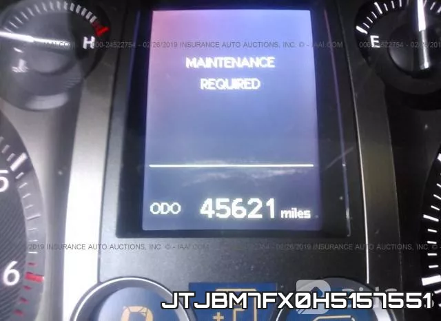 JTJBM7FX0H5157551 фото 8