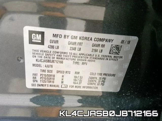 KL4CJASB0JB712166 фото 2