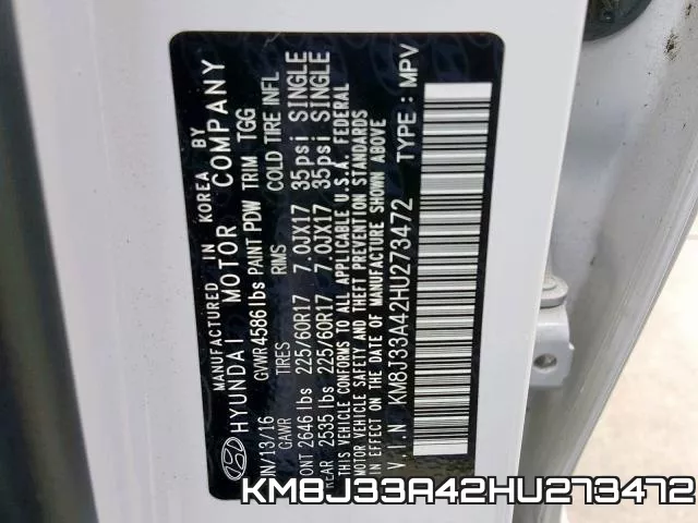 KM8J33A42HU273472 фото 2