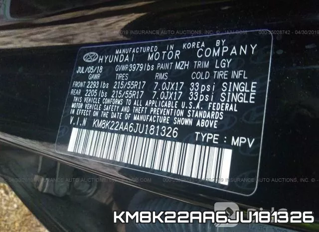 KM8K22AA6JU181326 фото 10
