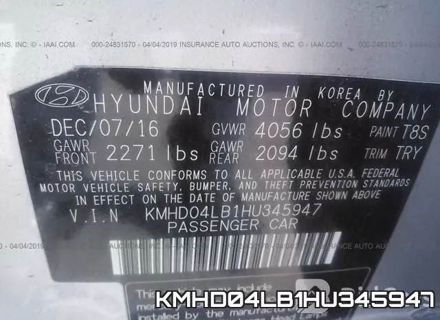 KMHD04LB1HU345947 фото 10