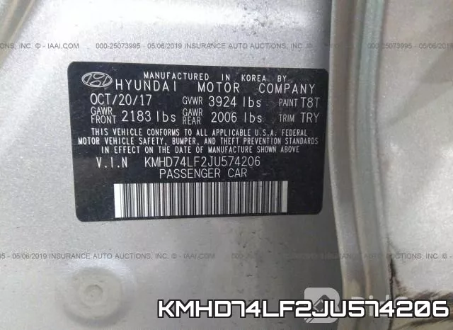 KMHD74LF2JU574206 фото 9