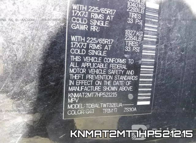 KNMAT2MT7HP521215 фото 10