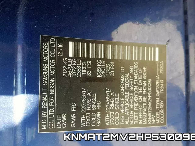 KNMAT2MV2HP530096 фото 2