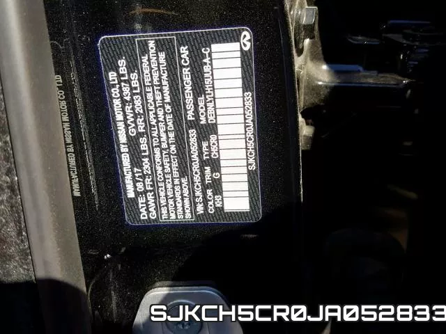 SJKCH5CR0JA052833 фото 2
