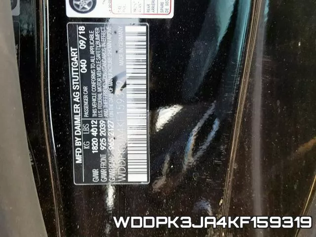 WDDPK3JA4KF159319 фото 2