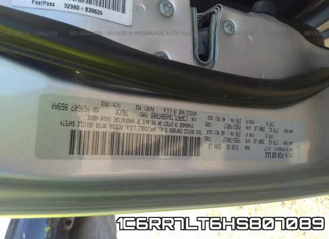 1C6RR7LT6HS807089 фото 10