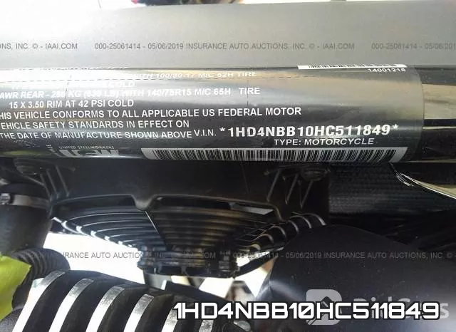 1HD4NBB10HC511849 фото 2