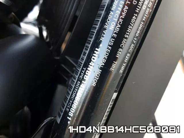 1HD4NBB14HC508081 фото 2