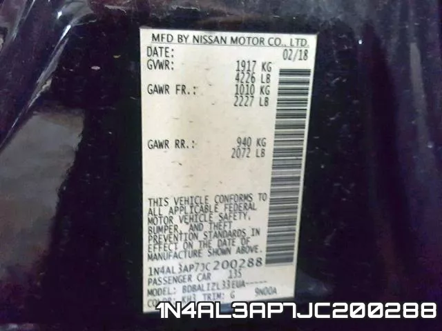 1N4AL3AP7JC200288 фото 2