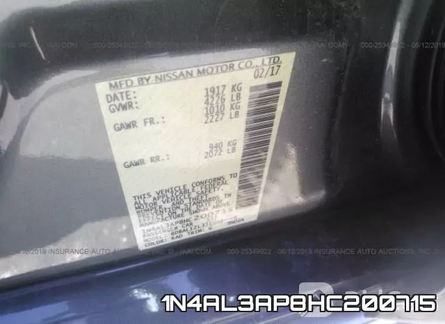 1N4AL3AP8HC200715 фото 10