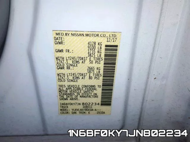 1N6BF0KY7JN802234 фото 2