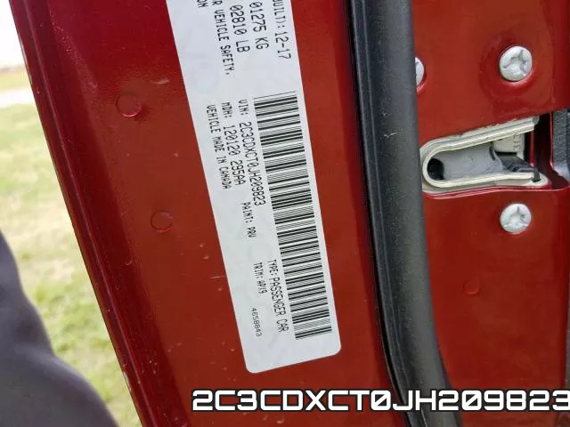 2C3CDXCT0JH209823 фото 2