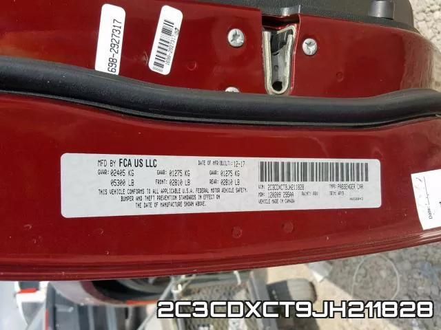 2C3CDXCT9JH211828 фото 2