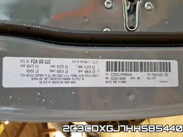 2C3CDXGJ7HH585440 фото 2