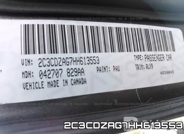 2C3CDZAG7HH613553 фото 10