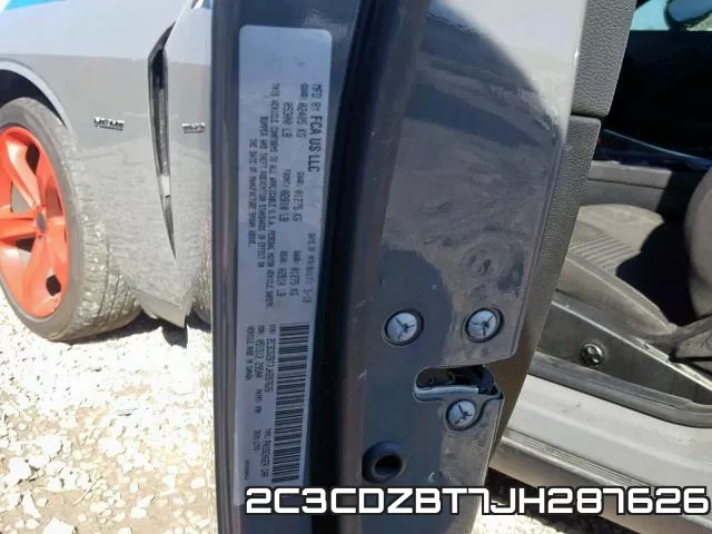 2C3CDZBT7JH287626 фото 2