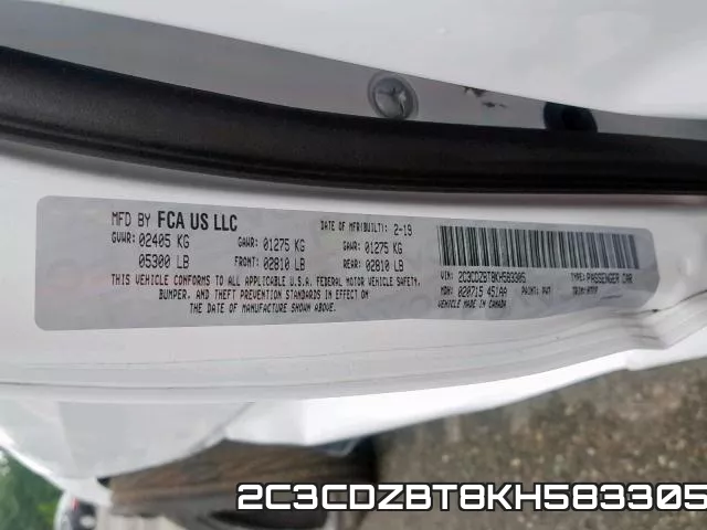 2C3CDZBT8KH583305 фото 2