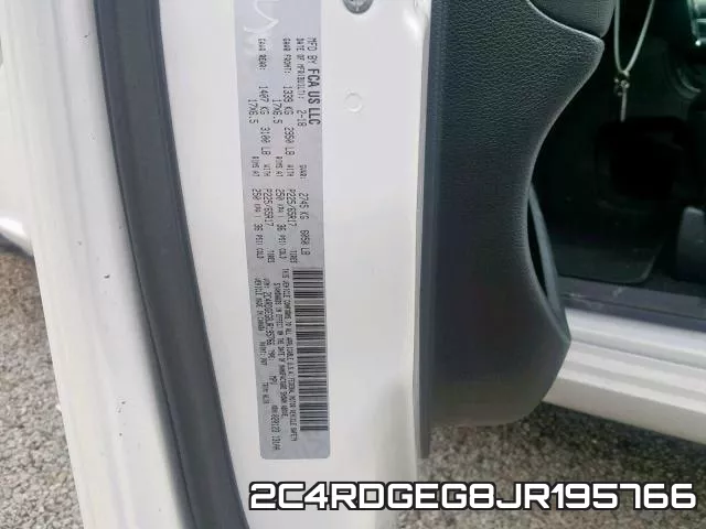 2C4RDGEG8JR195766 фото 2