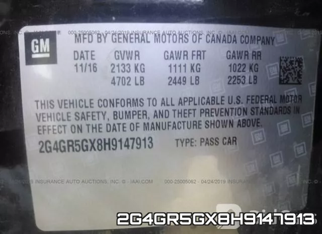2G4GR5GX8H9147913 фото 10