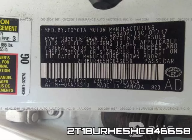 2T1BURHE5HC846658 фото 10