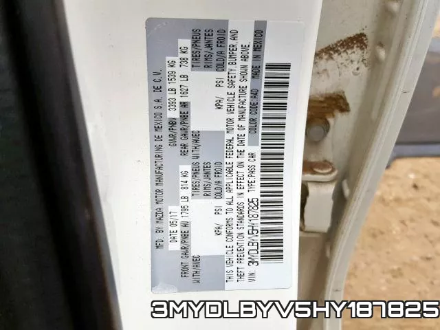 3MYDLBYV5HY187825 фото 2