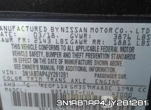 3N1AB7AP4JY281281 фото 10