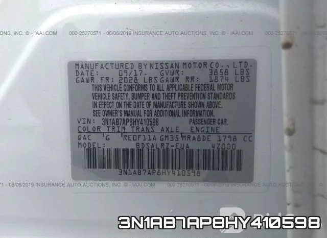 3N1AB7AP8HY410598 фото 10