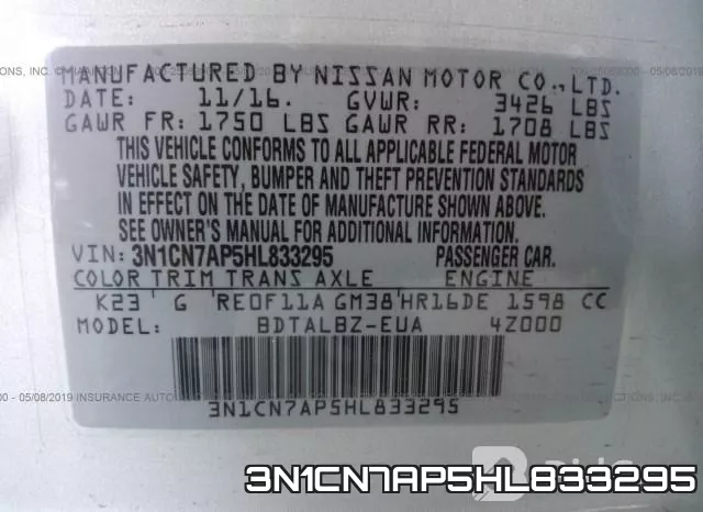 3N1CN7AP5HL833295 фото 10