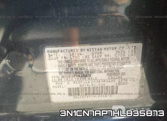 3N1CN7AP7HL835873 фото 10