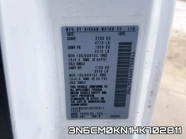 3N6CM0KN1HK702811 фото 2