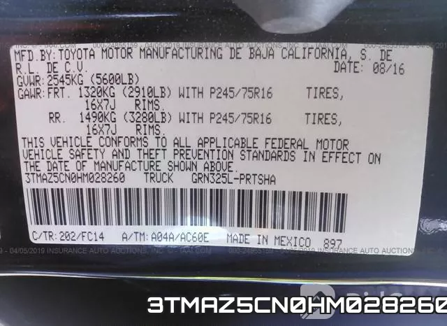3TMAZ5CN0HM028260 фото 10